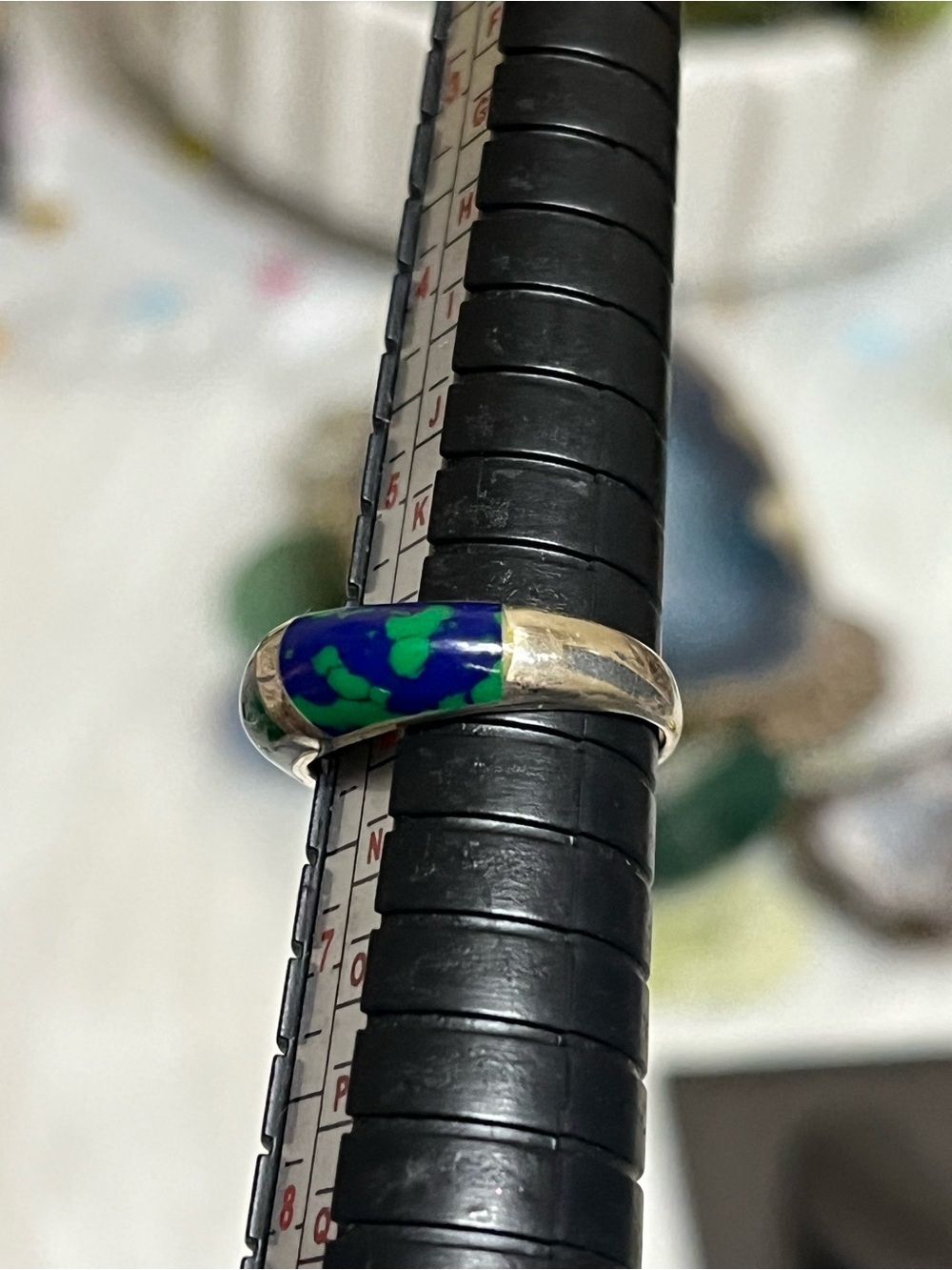 Sterling Azurite Ring - Picture 14 of 14